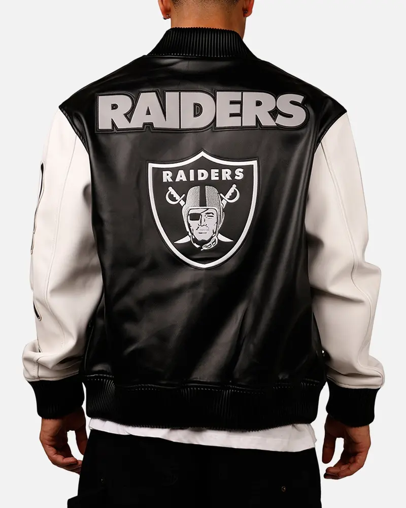 Pro Standard Las Vegas Raiders Varsity Jacket Black 1