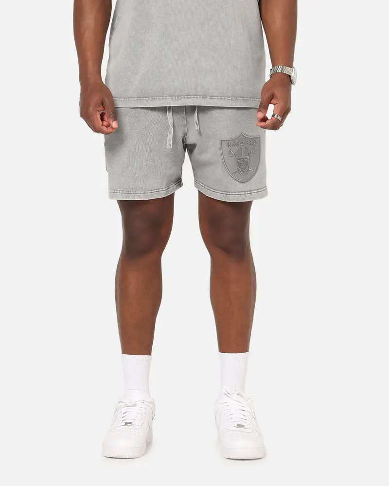 Pro Standard Las Vegas Raiders Washed Classic Shorts Washed Grey 1