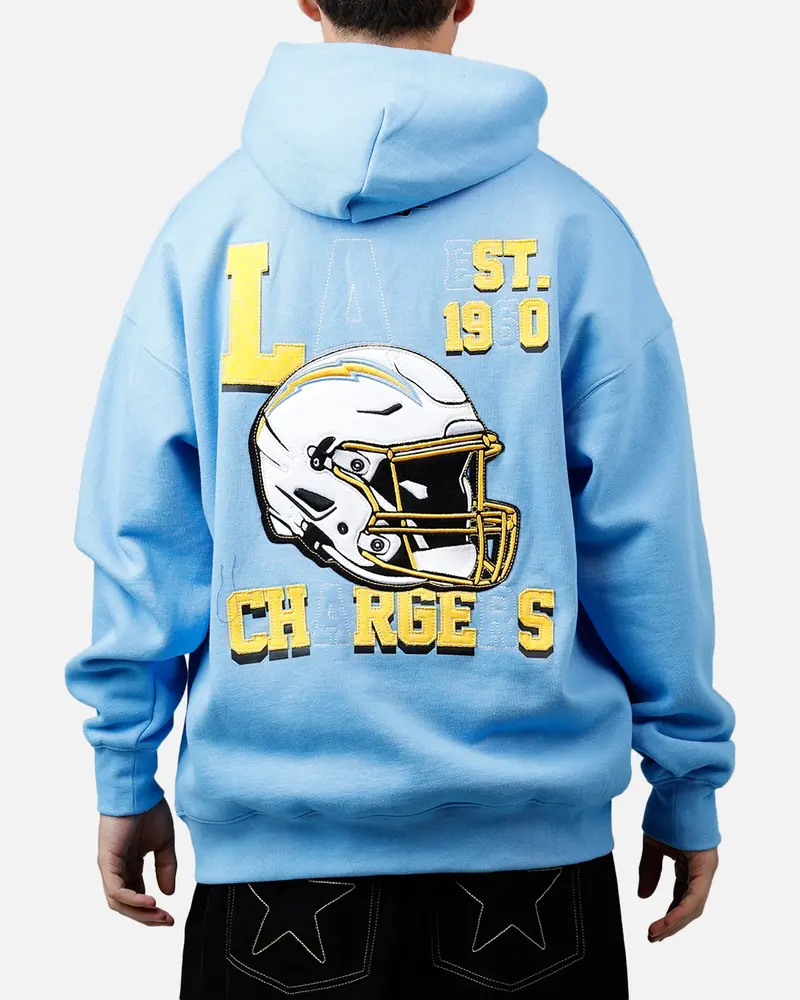 Pro Standard Los Angeles Chargers Kickoff Hoodie Powder Blue 1