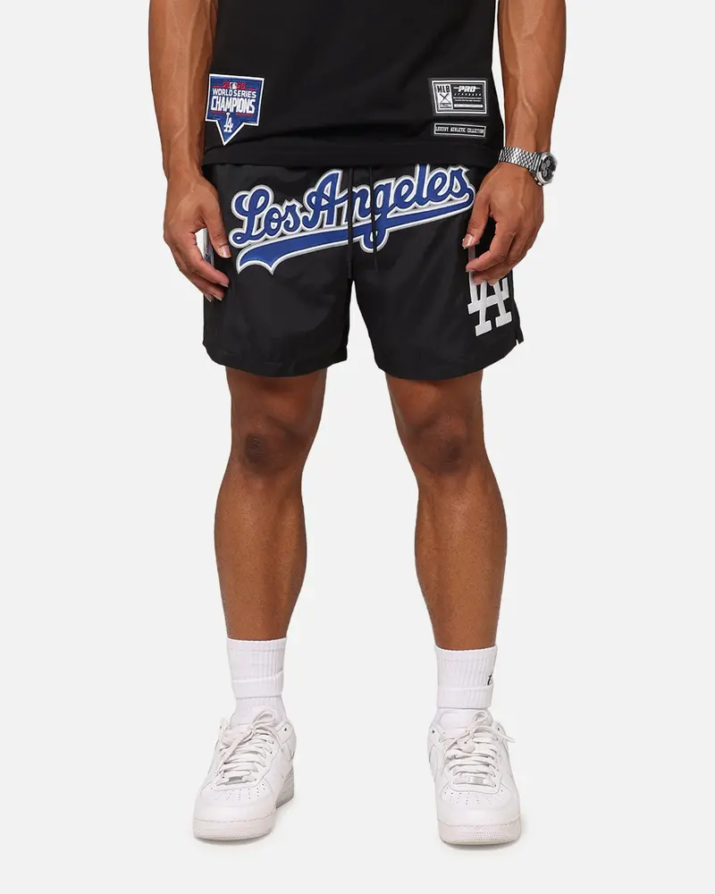 Pro Standard Los Angeles Dodgers Classic Woven Shorts Black 1