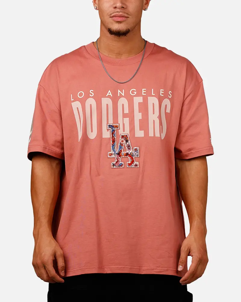 Pro Standard Los Angeles Dodgers 'Dodgers Tapestry' T-Shirt Rose 1