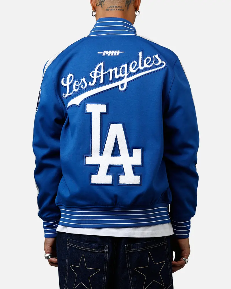 Pro Standard Los Angeles Dodgers Double Knit Jacket Blue 1