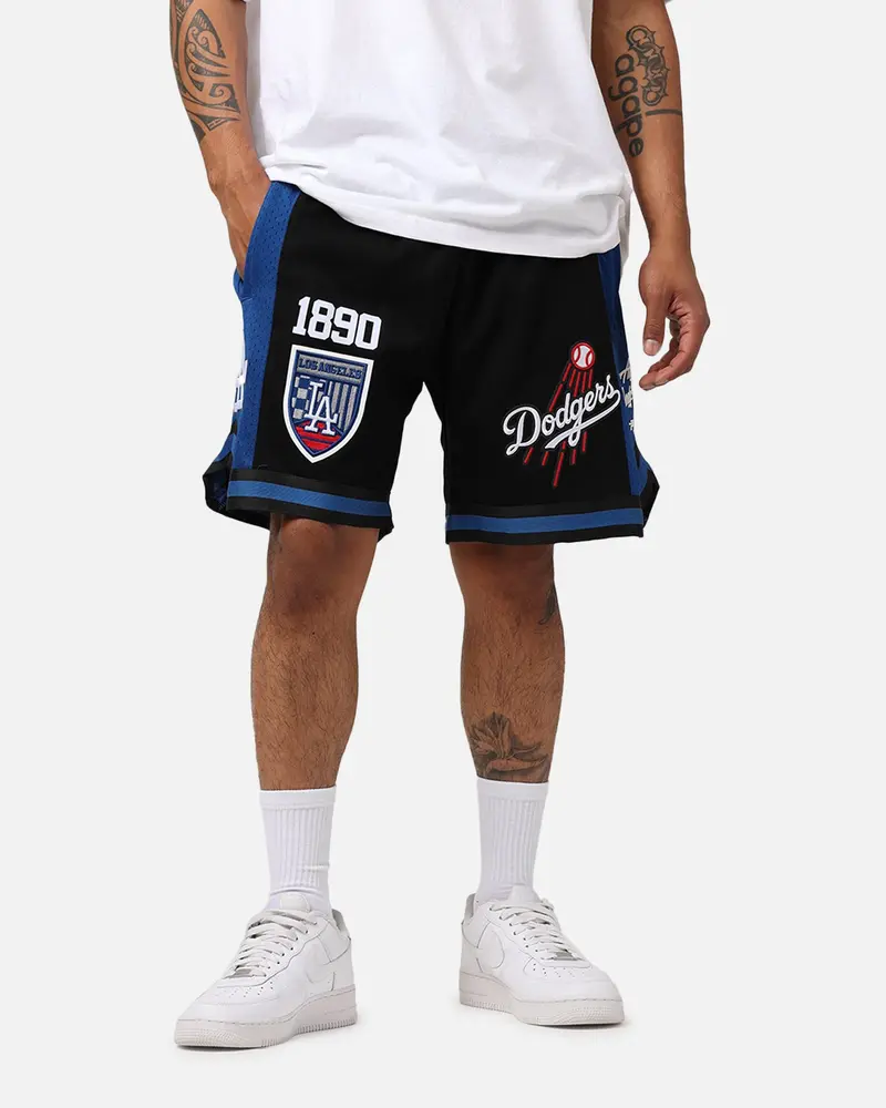 Pro Standard Los Angeles Dodgers Fast Lane Dark 2.0 Shorts Black/Blue 1