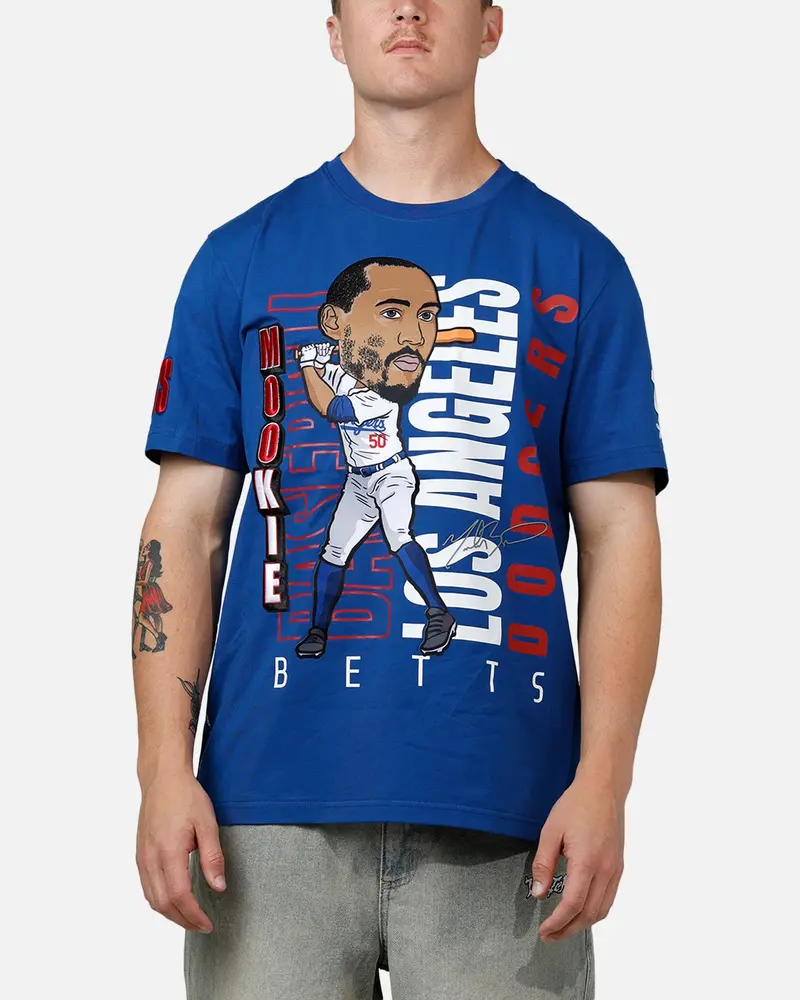 Pro Standard Los Angeles Dodgers Mookie Betts Avatar T-Shirt Blue 1