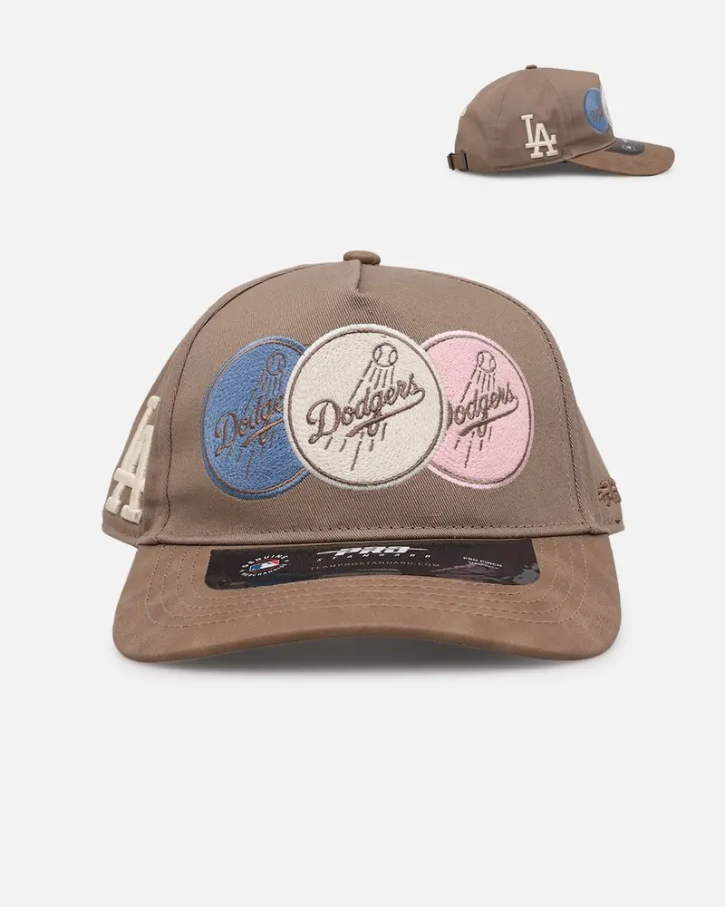 Pro Standard Los Angeles Dodgers 'Multicolor Logos' Pro Pinch Strapback Multicolor 1