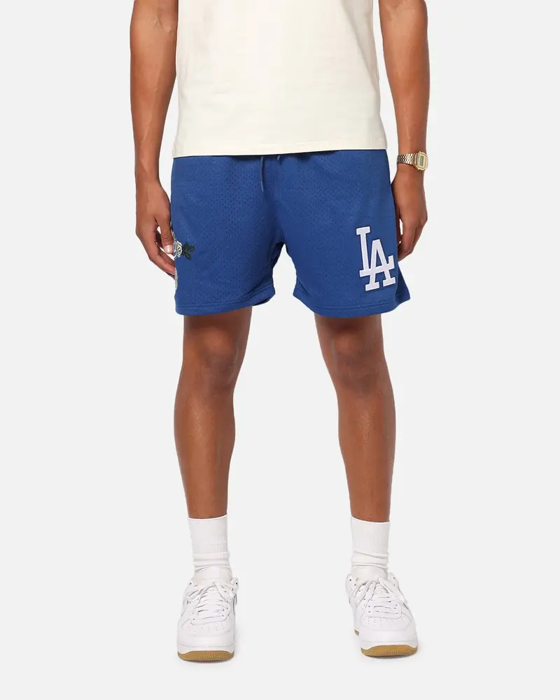 Pro Standard Los Angeles Dodgers Roses Mesh Shorts Dark Blue 1