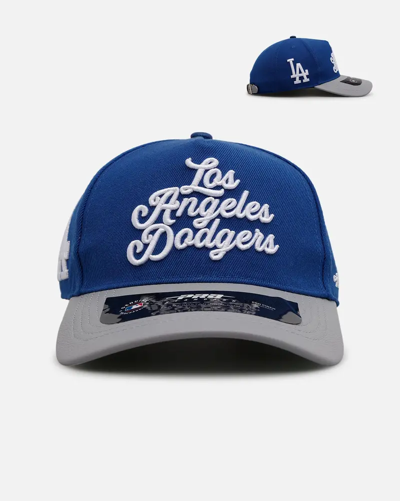Pro Standard Los Angeles Dodgers 'Sovenir' Pinch Front Strapback Blue/Grey 1