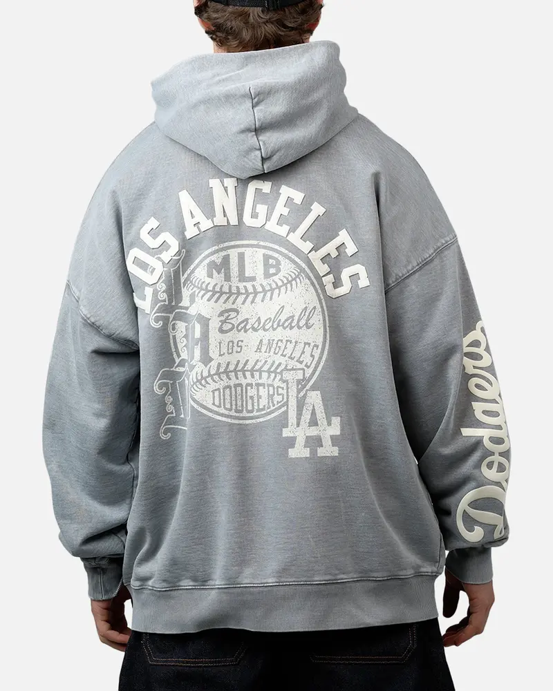 Pro Standard Los Angeles Dodgers Street Team Hoodie Grey 1