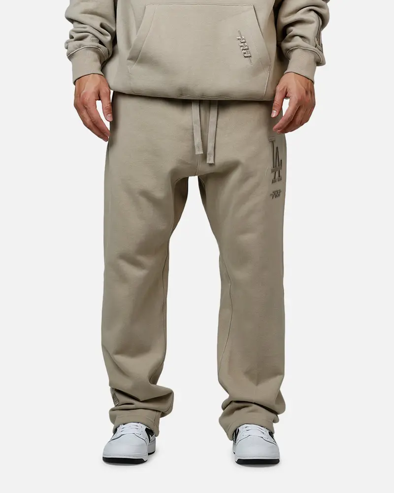 Pro Standard Los Angeles Dodgers Wingspan Pants Taupe 1
