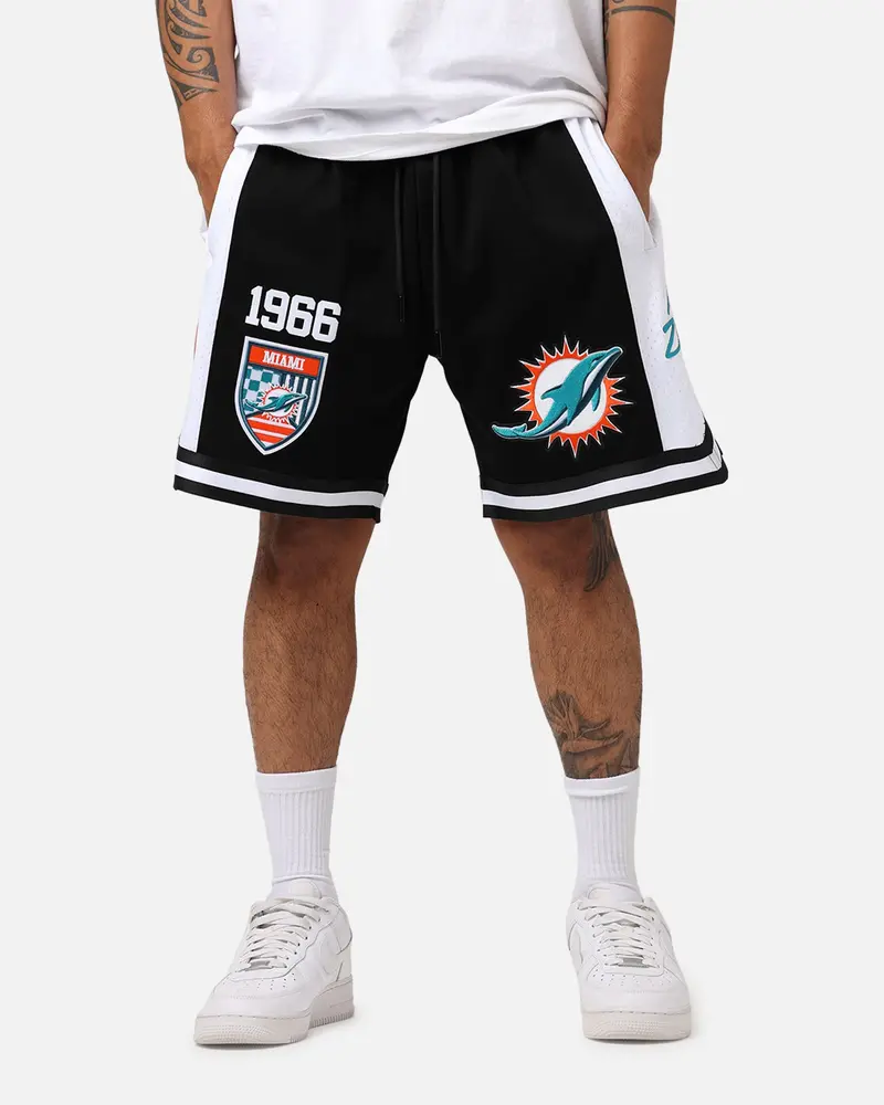 Pro Standard Miami Dolphins Fast Lane Dark 2.0 Shorts Black 1