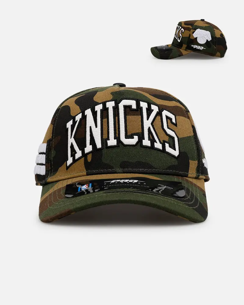 Pro Standard New York Knicks 'Woodland Camo' Pro Pinch Snapback Camo 1
