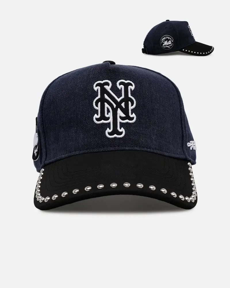 Pro Standard New York Mets 'Polished Hardware' Pro Pinch Strapback Navy 1
