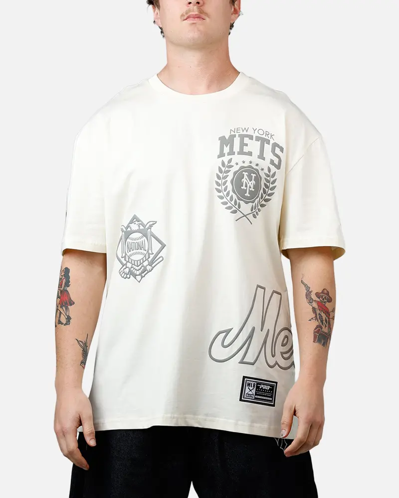 Pro Standard New York Mets Street Team T-Shirt Eggshell 1