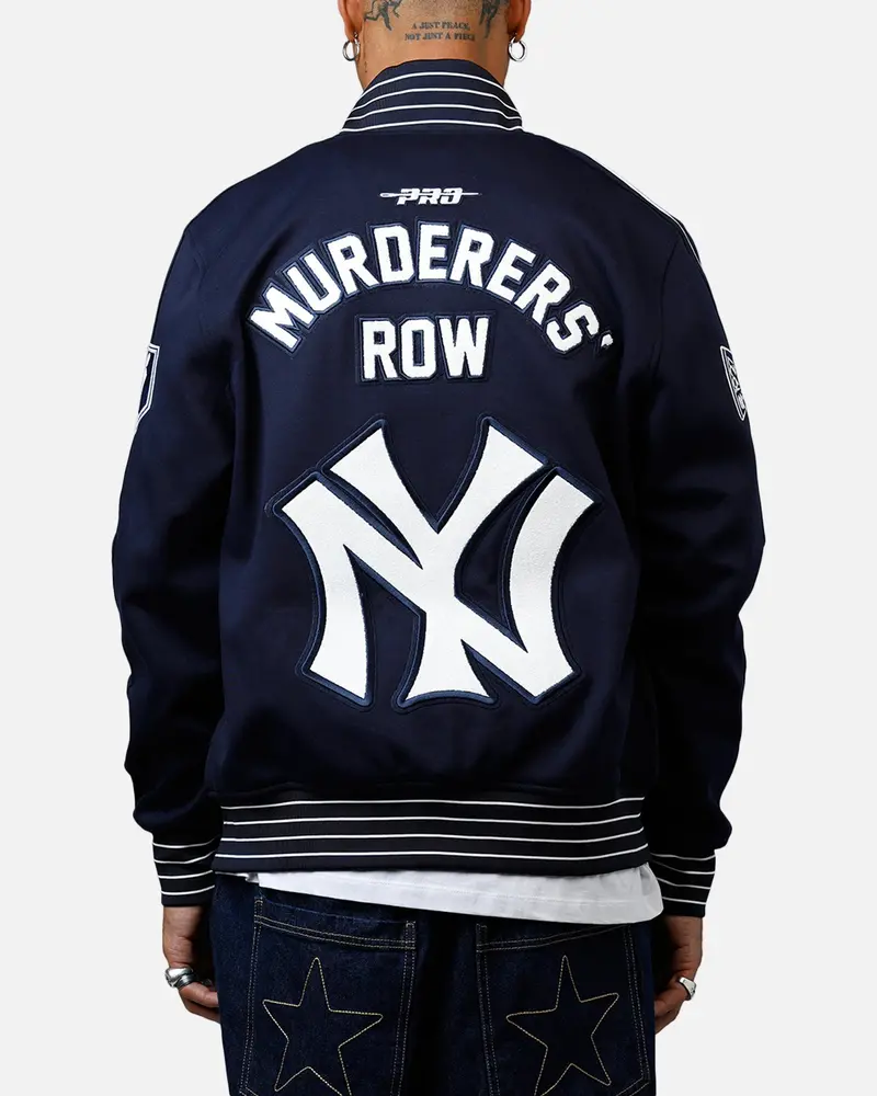 Pro Standard New York Yankees Double Knit Jacket Navy 1