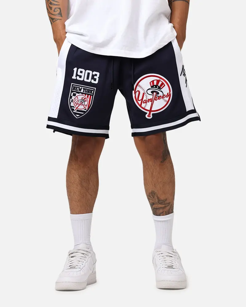 Pro Standard New York Yankees Fast Lane 2.0 Shorts Midnight Navy 1