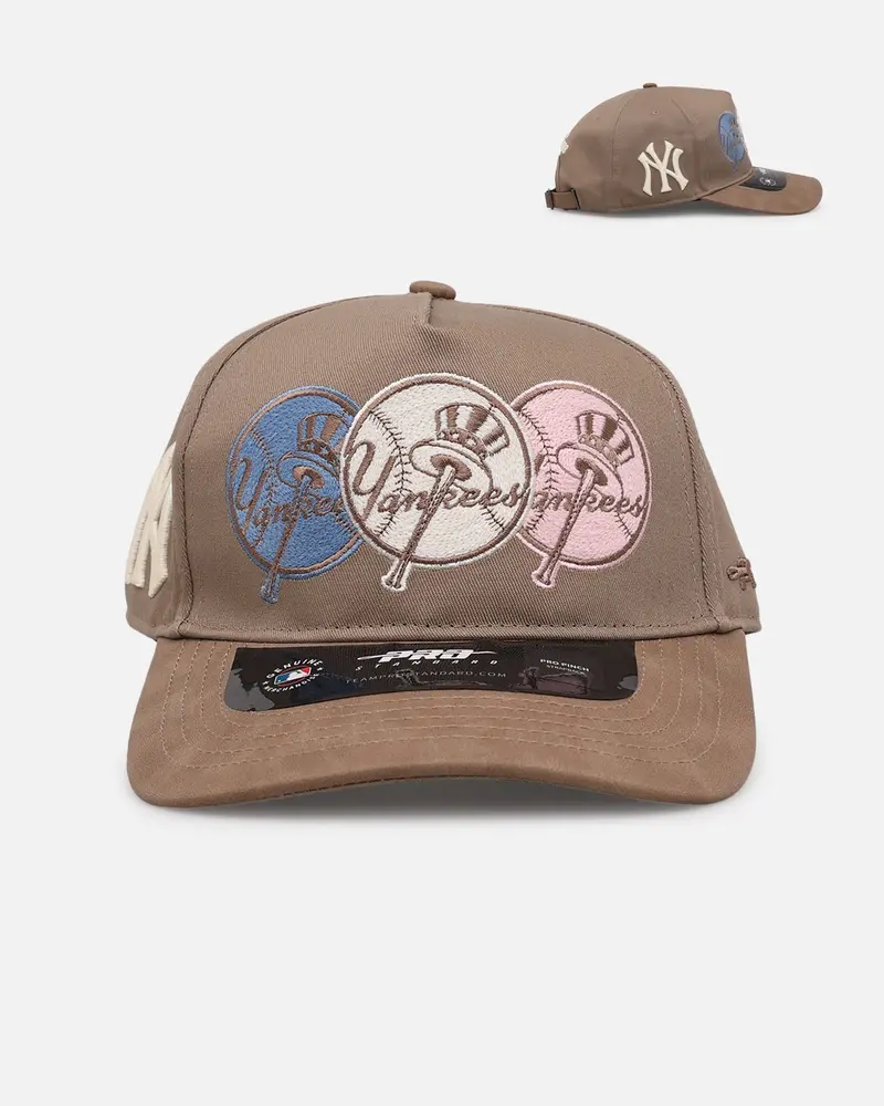 Pro Standard New York Yankees 'Multicolor Logos' Pro Pinch Strapback Multicolor 1