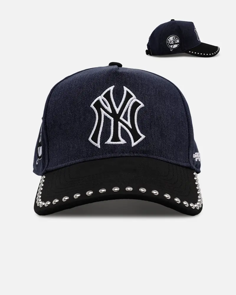Pro Standard New York Yankees 'Polished Hardware' Pro Pinch Strapback Navy 1