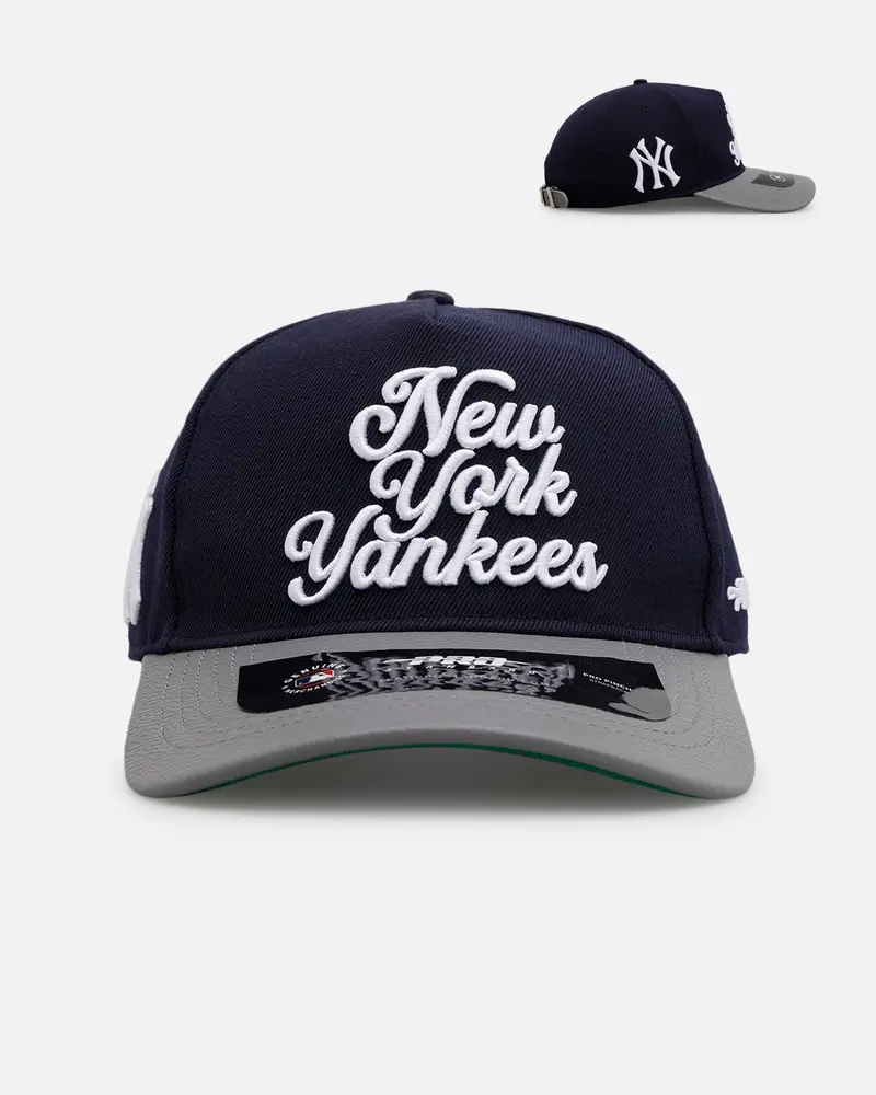 Pro Standard New York Yankees 'Sovenir' Pinch Front Strapback Navy/Grey 1