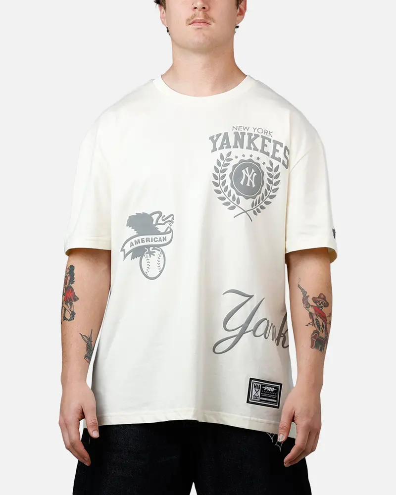 Pro Standard New York Yankees Street Team T-Shirt Eggshell 1