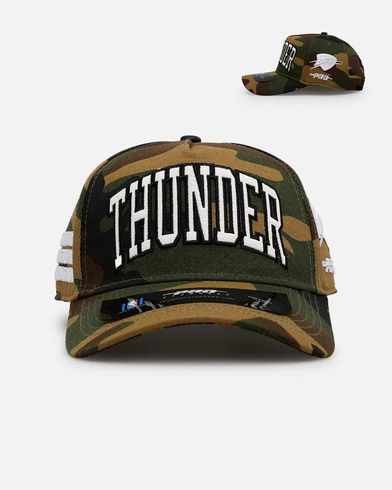 Pro Standard Oklahoma City Thunder 'Woodland Camo' Pro Pinch Snapback Camo 1