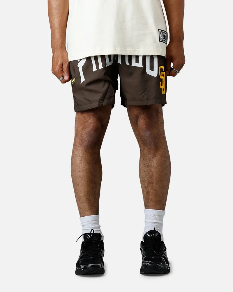 Pro Standard San Diego Padres City Tour 2.0 Shorts Brown 1