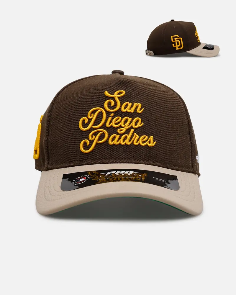 Pro Standard San Diego Padres 'Sovenir' Pinch Front Strapback Brown 1