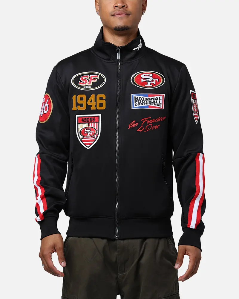 Pro Standard San Francisco 49Ers Fast Lane Track Jacket Black/Red 1