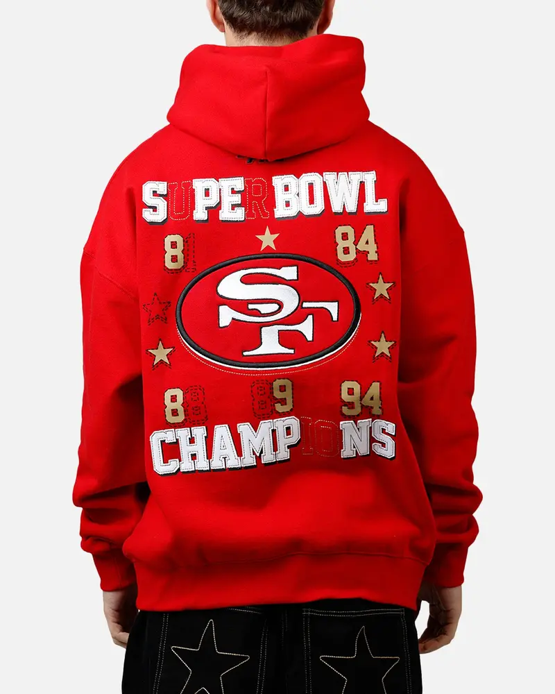 Pro Standard San Francisco 49Ers Kickoff Hoodie Red 1