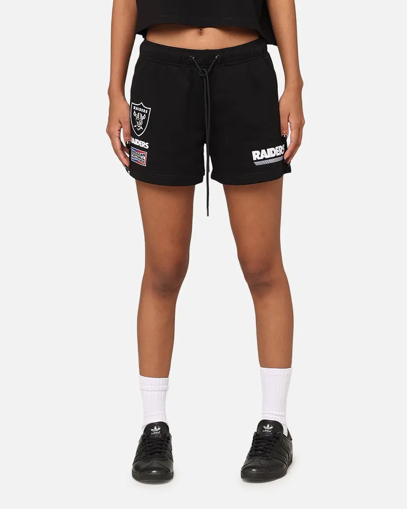 Pro Standard Women's Las Vegas Raiders Fast Lane Shorts Black 1