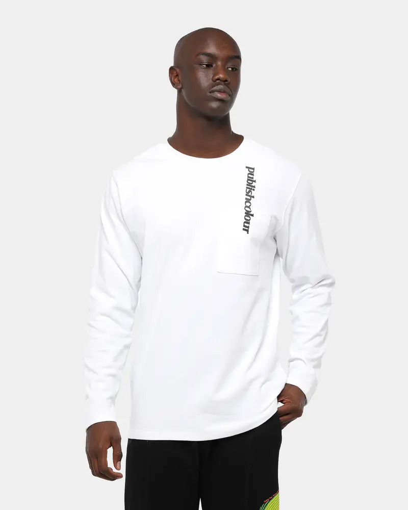 Publish Men's Myers Long Sleeve T-Shirt White 1