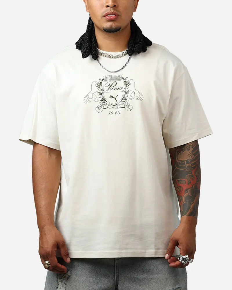 Puma Family Legacy T-Shirt White 1