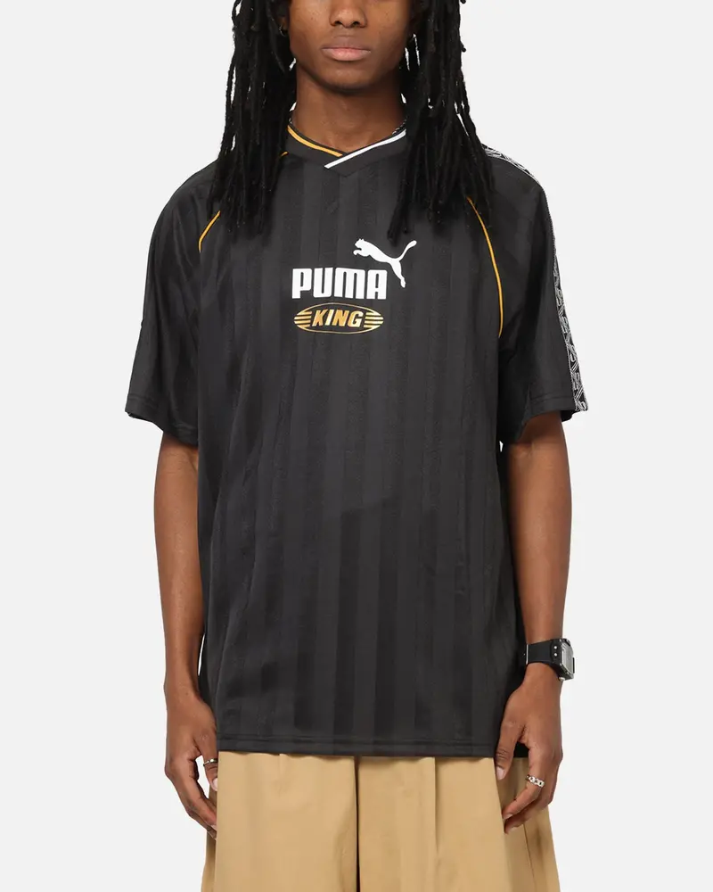 Puma King Relaxed Football Jersey Black 1