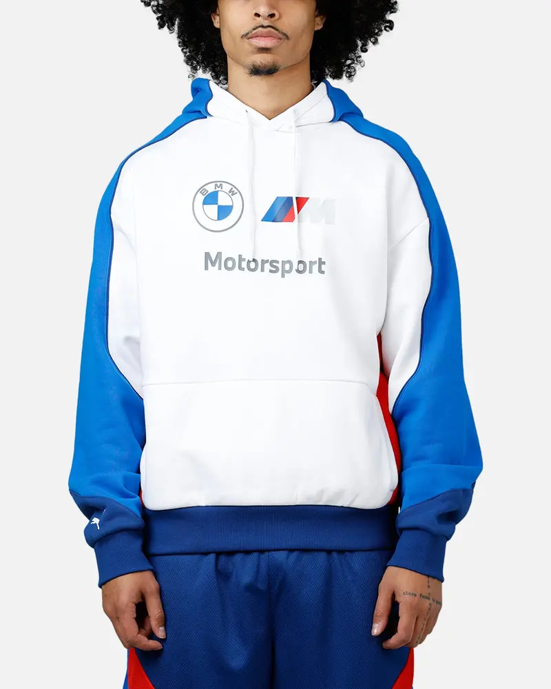 Puma X Bmw Mms Hoodie White/Blue 1