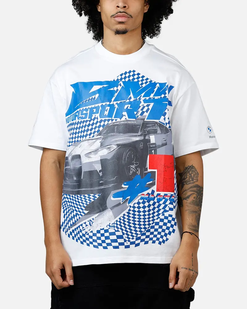 Puma X Bmw Mms Motorsport T-Shirt White/Blue 1