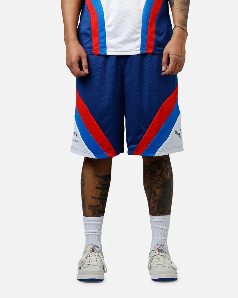Puma X Bmw Mms Shorts White/Blue 1