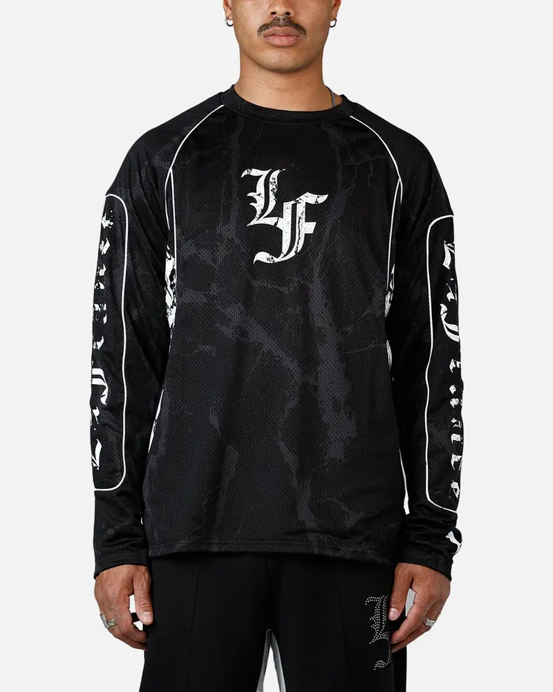 Puma X Lamelo Ball Lafrancé Written In Chrome Moto Jersey Black 1