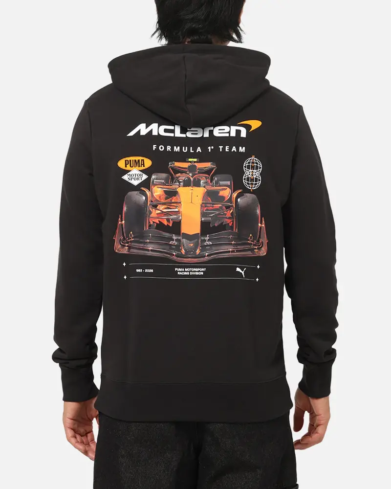 Puma X Mclaren Graphic Hoodie Black 1