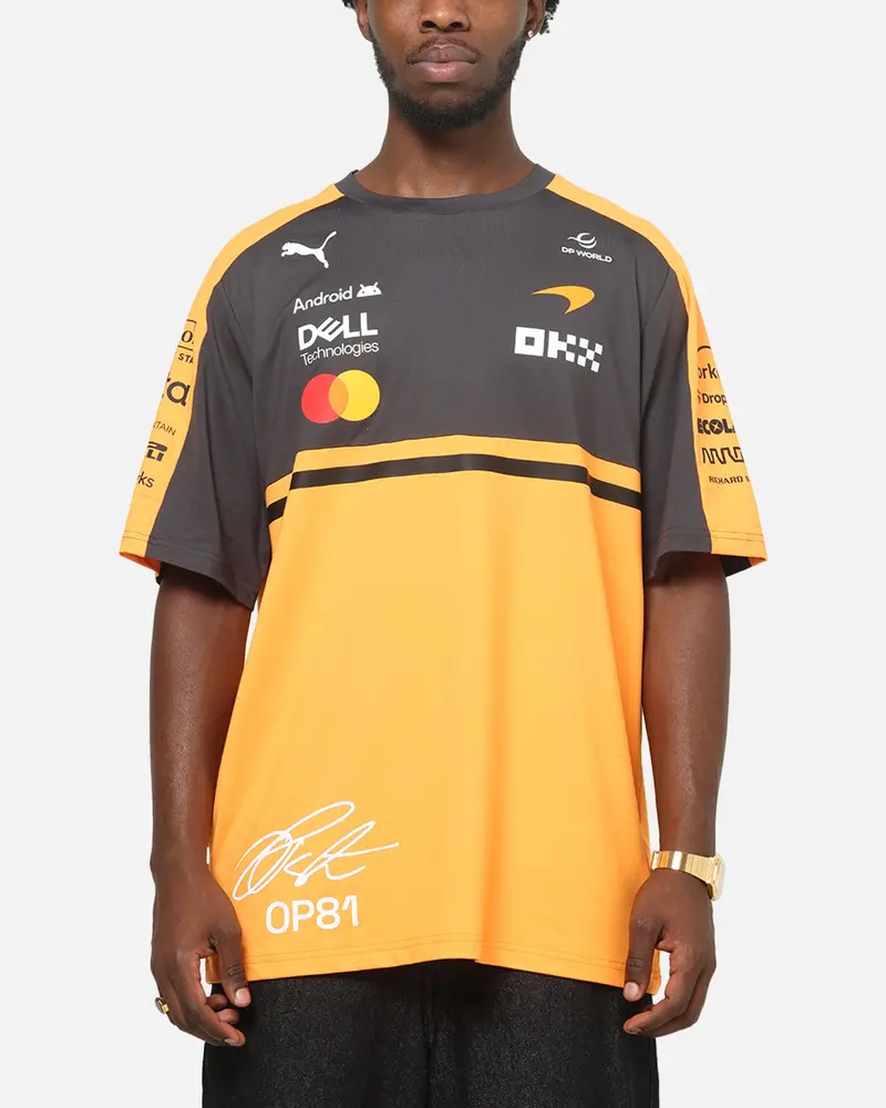 Puma X Mclaren Replica Oscar Piastri T-Shirt Papaya 1
