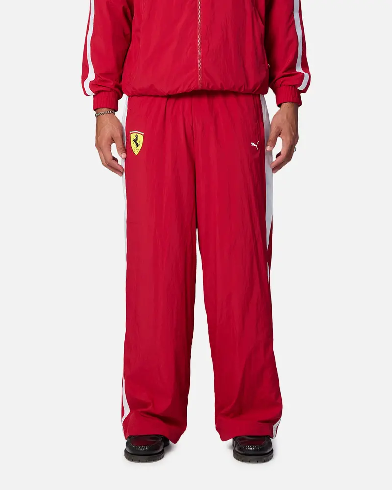 Puma X Scuderia Ferrari Drivers T7 Oversized Pants Cherry 1