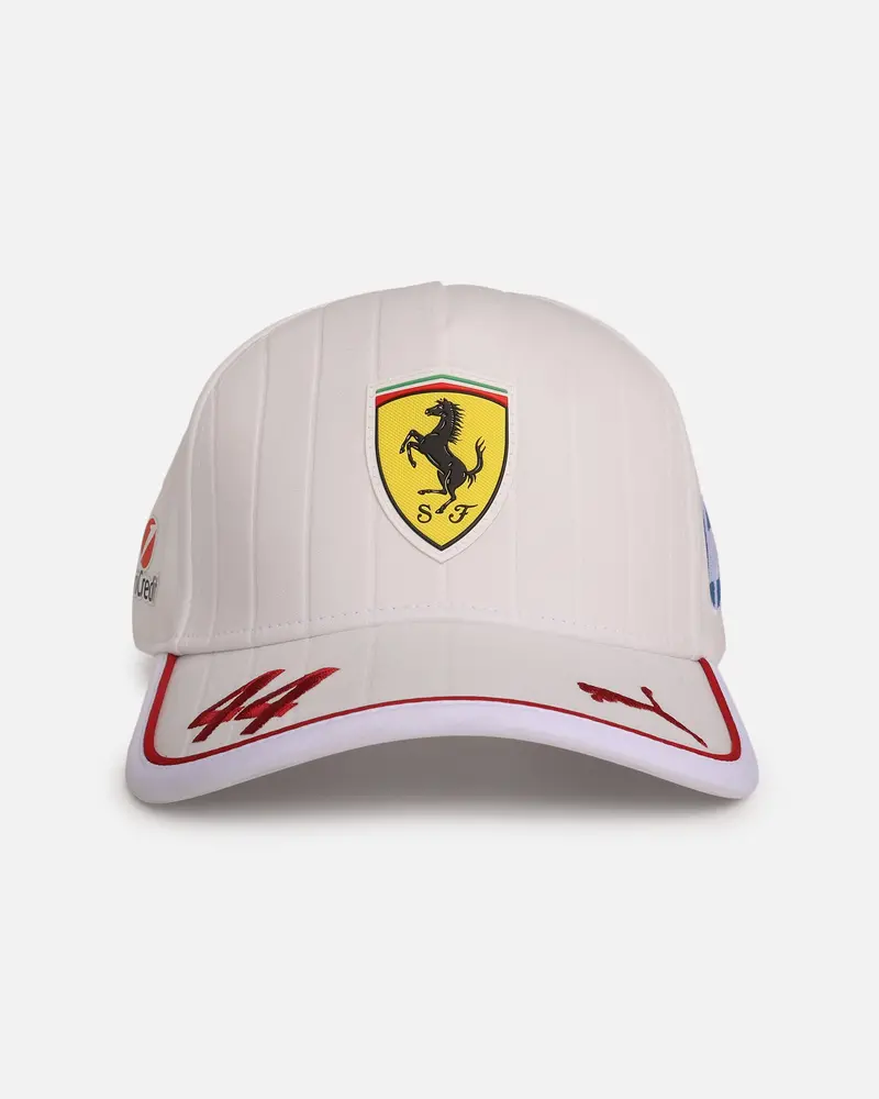 Puma X Scuderia Ferrari Lewis Hamilton Baseball Cap White 1