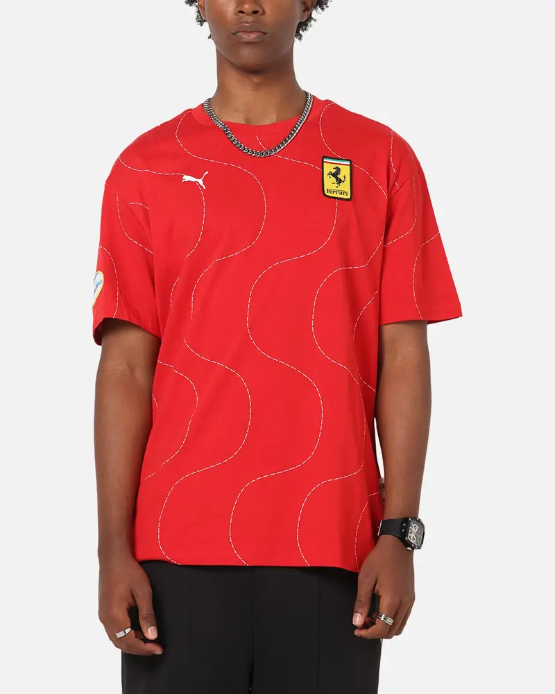 Puma X Scuderia Ferrari Monza T-Shirt Rosso Corsa 1