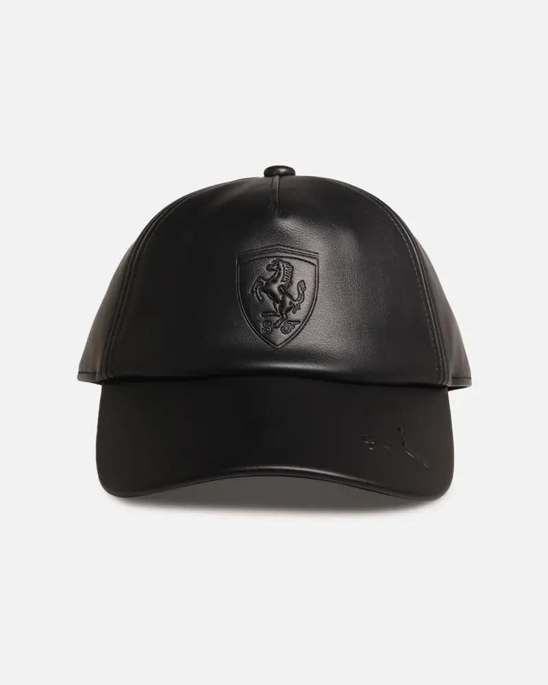 Puma X Scuderia Ferrari Premium Baseball Strapback Cap Black 1