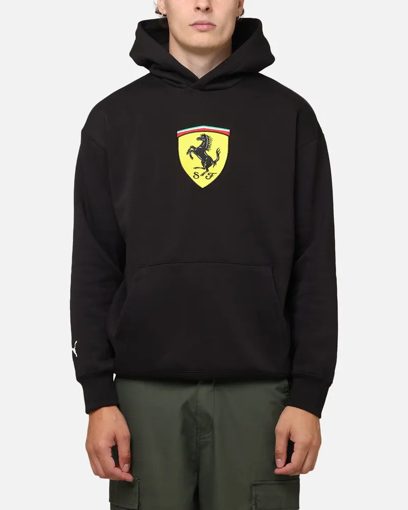 Puma X Scuderia Ferrari Race Big Shield Hoodie Puma Black 1