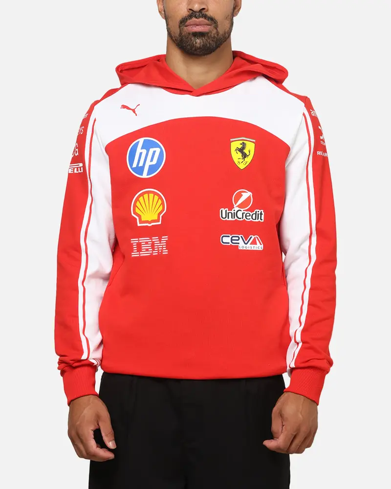 Puma X Scuderia Ferrari Replica Hoodie Red 1