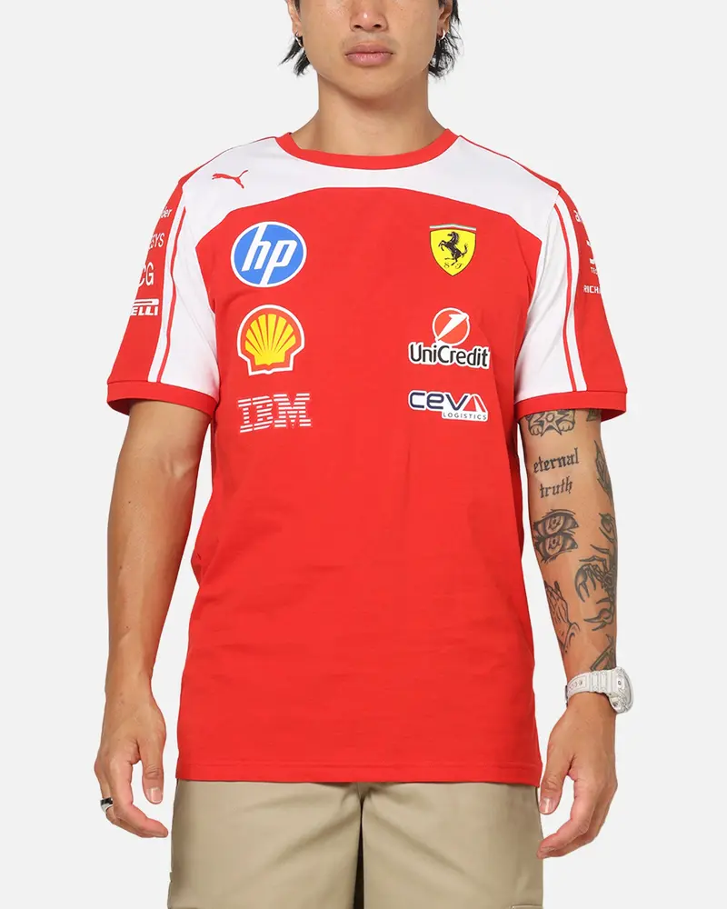 Puma X Scuderia Ferrari Replica T-Shirt Red 1
