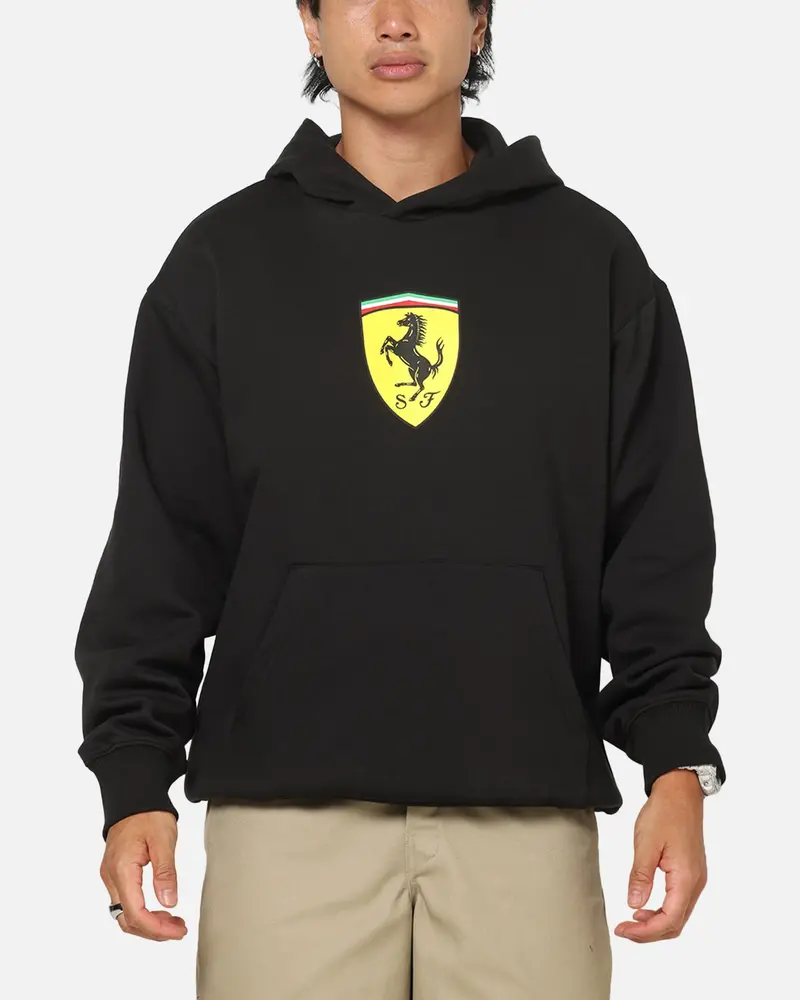 Puma X Scuderia Ferrari Shield Hoodie Black 1