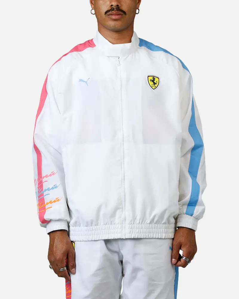 Puma X Scuderia Ferrari Sketches T7 Jacket White 1