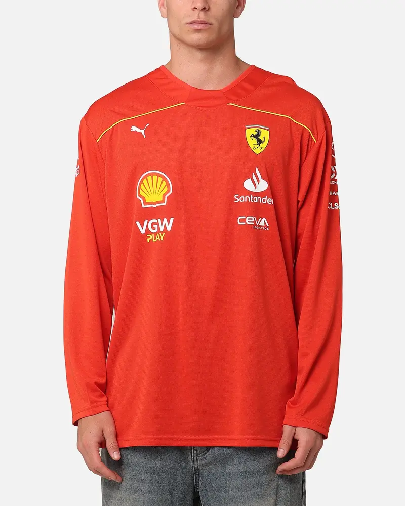 Puma X Scuderia Ferrari Team Hockey Jersey Burnt Red 1