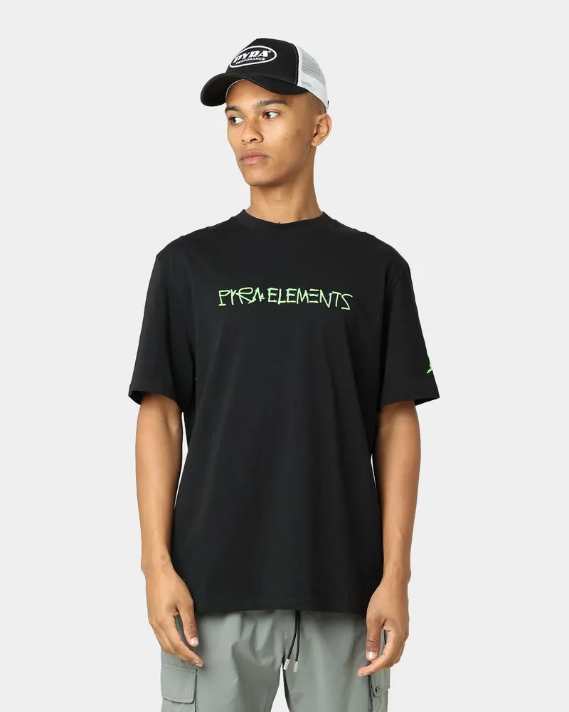 Pyra Engineer T-Shirt Black/Green 1