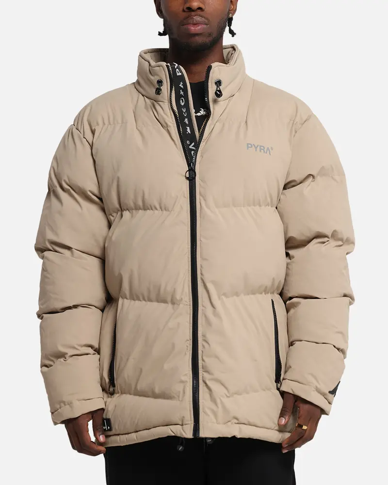 Pyra Padded Puffa Jacket Natural 1